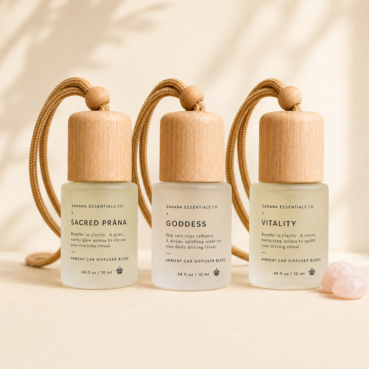Crystal-Infused Car Diffusers