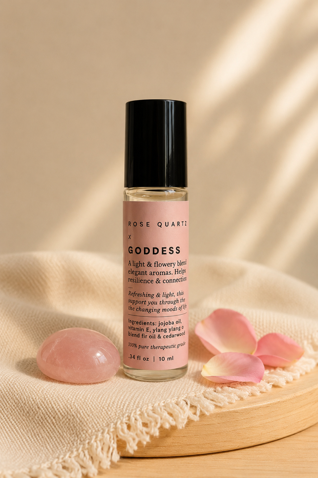 Goddess | Crystal-Infused Essential Oil Roller