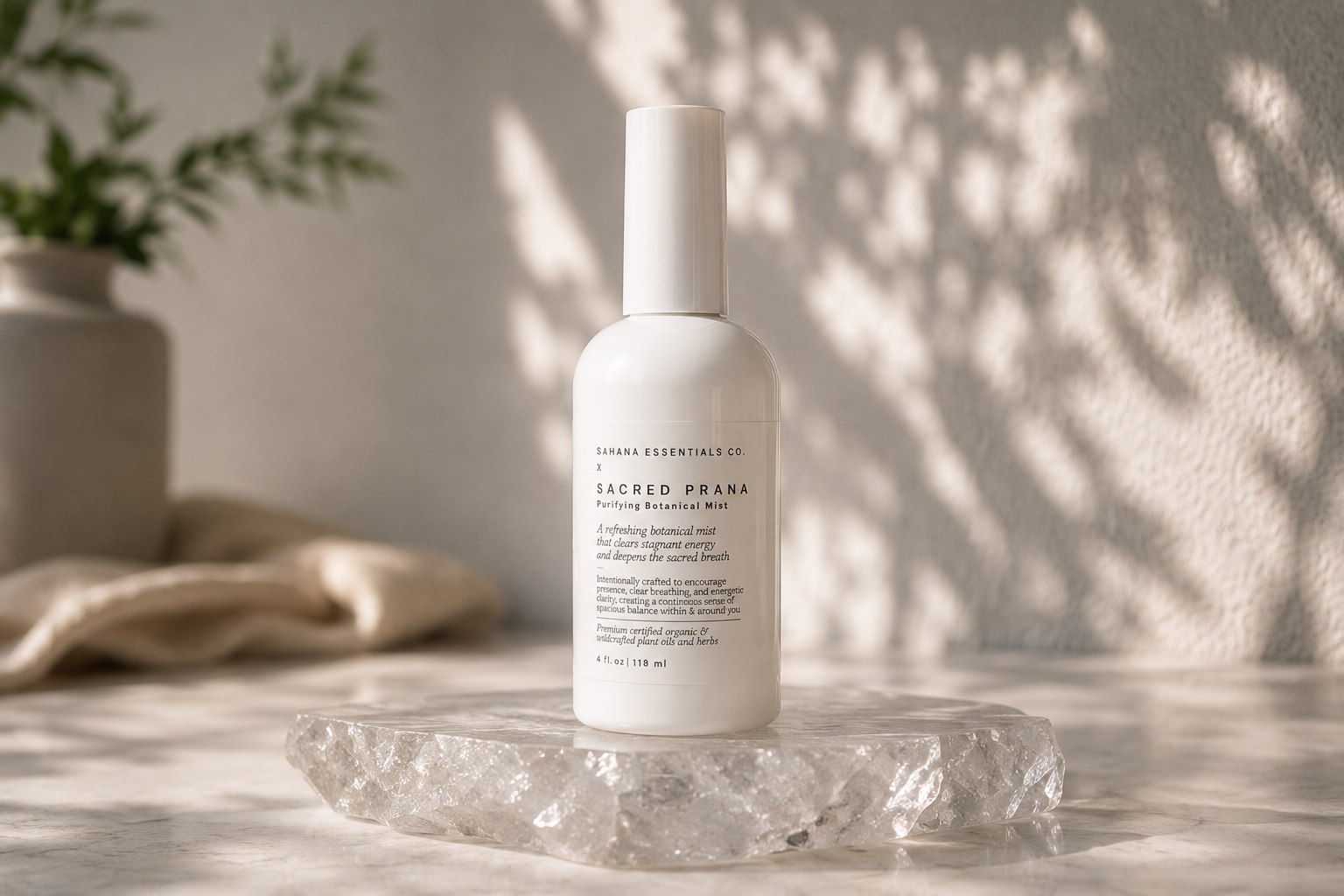 Sacred Prāna | Smokless Smudge & Purifying Botanical Mist