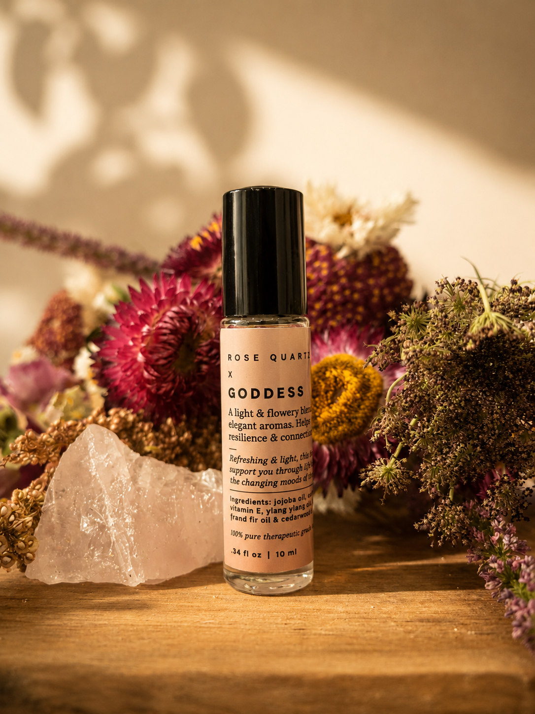 Goddess | Crystal-Infused Essential Oil Roller