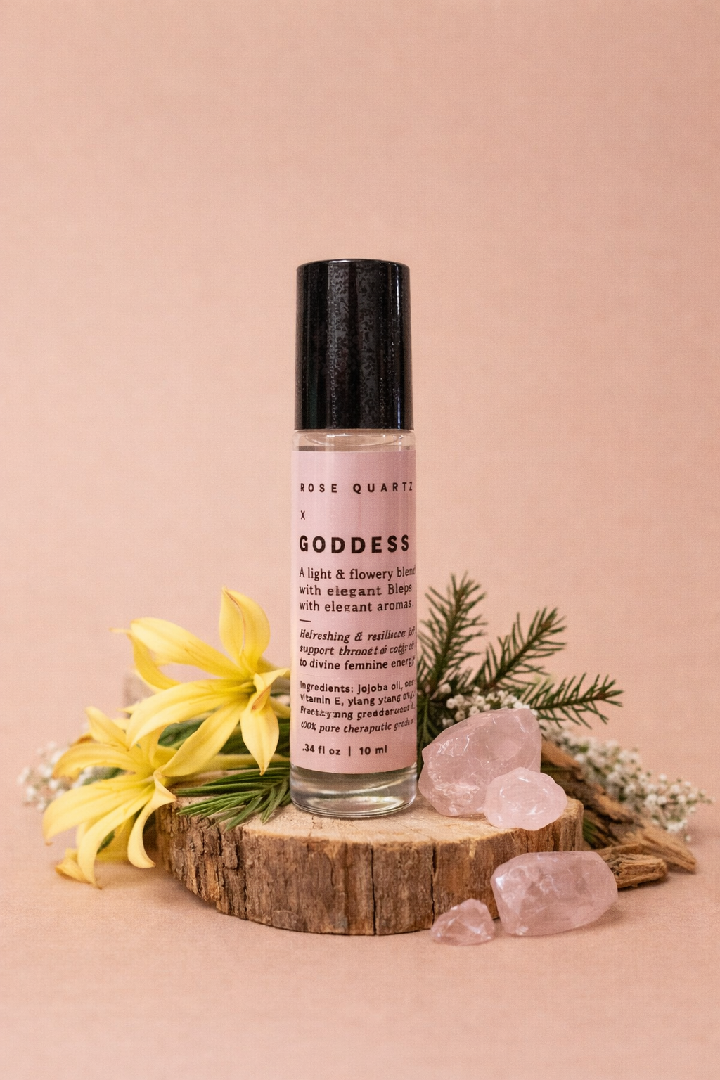 Goddess | Crystal-Infused Essential Oil Roller