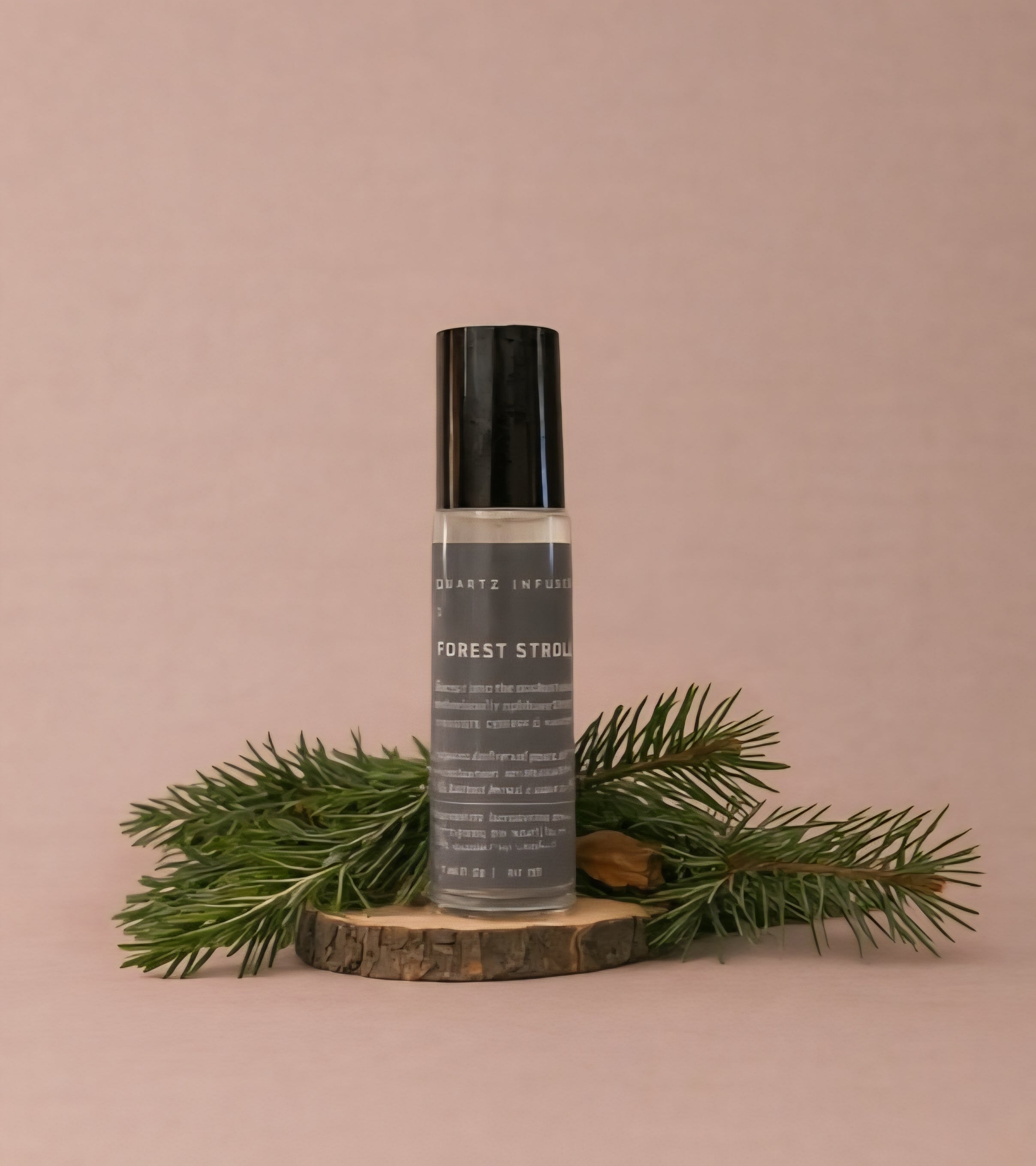 Forest Stroll | Crystal-Infused Essential Oil Roller